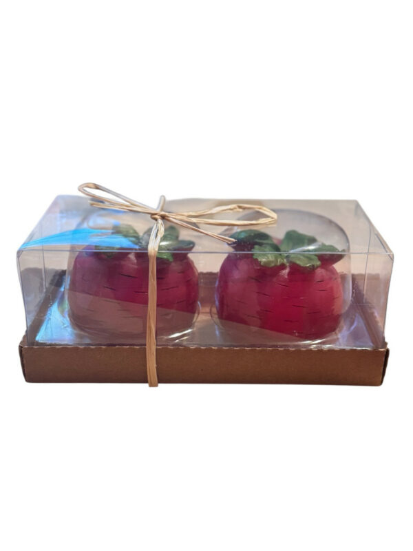 Radish Candle, Set Of 2 1