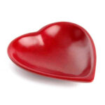 Red Soapstone Heart Dish