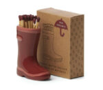 Red Wellington Boot Match Holder