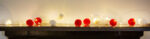 Red & White Pom-pom String Lights 4