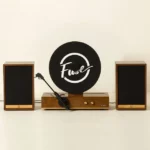 Retro Vertical Vinyl Record Player 2