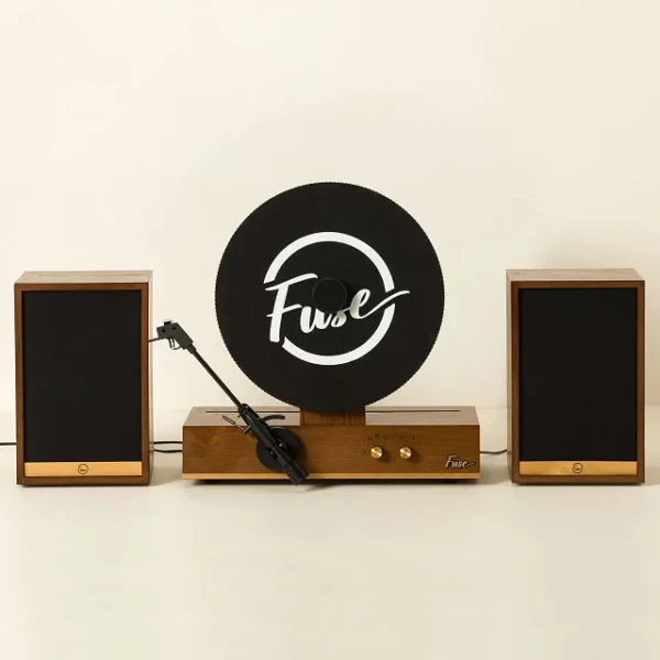 Retro Vertical Vinyl Record Player 2