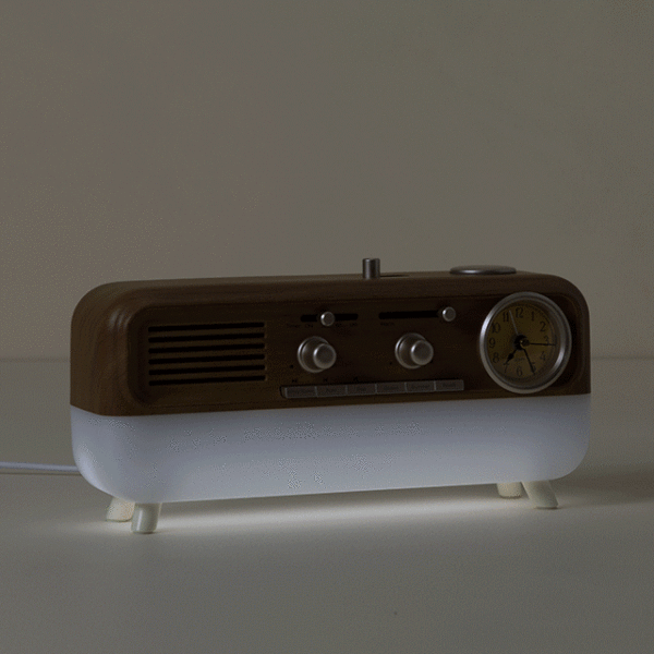 Retro White Noise Alarm Clock 2