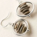 River Stone Balance Earrings 1