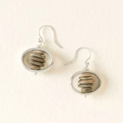 River Stone Balance Earrings