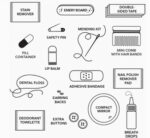 Rose Glitter Minimergency Kit 2