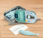 Sardine Erasers, Tin Of 4 1