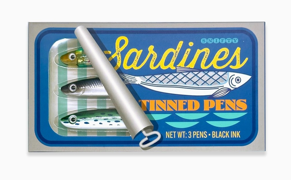 Sardine Fish Pens, Set Of 3