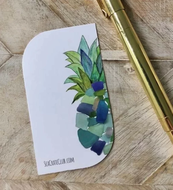 Sea Glass Mini Pineapple Notes 1