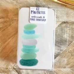 Sea Glass Stack Mini Notes