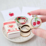 Sew Fruity Cross Stitch Matchbox 3