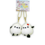 Shimaenaga (long Tail Bushtit) Keychain Pair