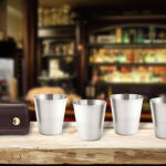 Shot Glasses With Leather Case 1