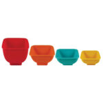 Silicone Square Measuring Cup Set