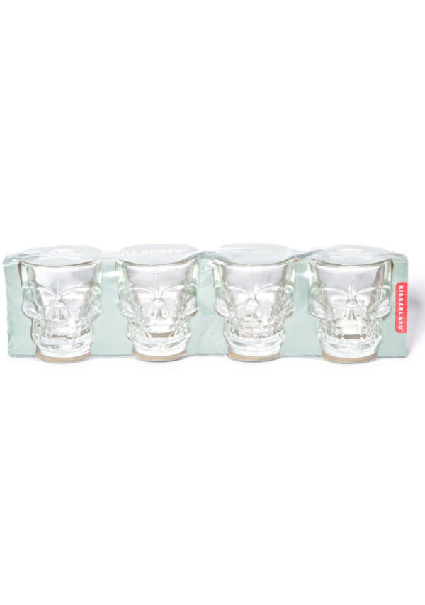 Skull Shot Glasses, Set Of 4 Q
