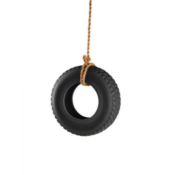Small Tire Swing Bird Feeder 1