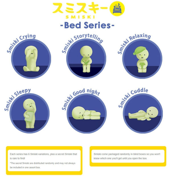Smiski Mini Glow Figure Blind Box - Bed 4