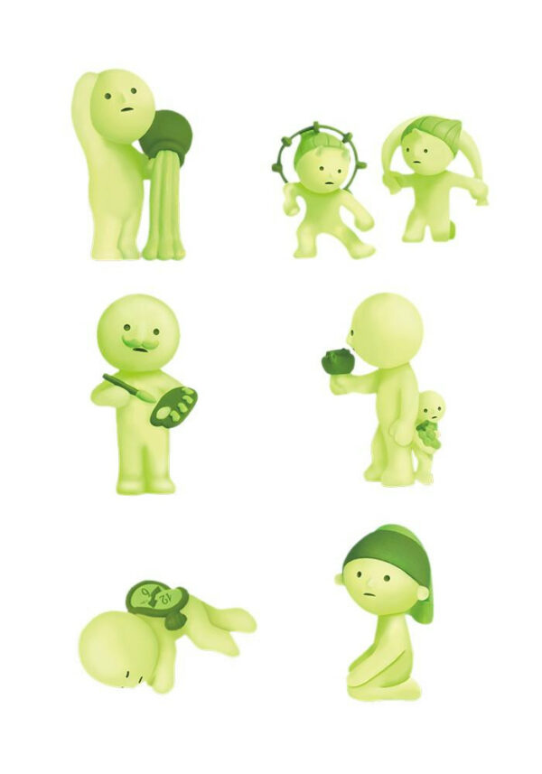 Smiski Mini Glow Figure Blind Box - Museum 4
