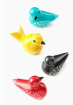 Soapstone Birds, Set Of 41