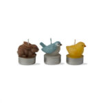 Spring Friends Tealight Candles, Set Of 3