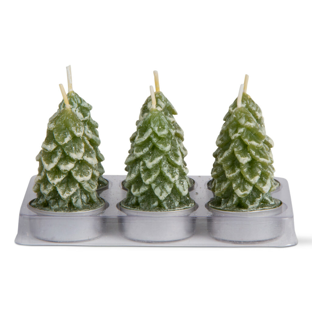 Spruce Tealight Candles, Set Of 6
