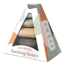 Stacking Stones Eraser Set