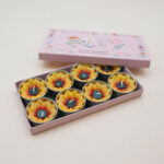 Sunflower Scented Tealights, Set Of 8