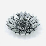 Sunflower Tiny Pewter Charm Bowl