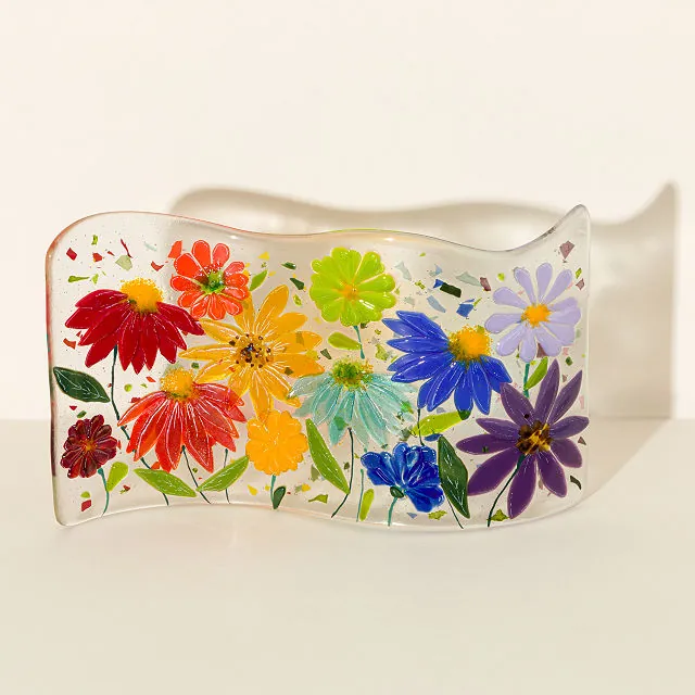 Sunlit Garden Glass Sculpture