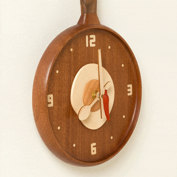 Sunny Side Up Wood Wall Clock 1