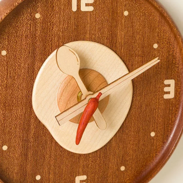 Sunny Side Up Wood Wall Clock 3