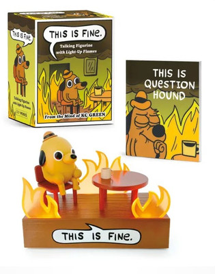 This Is Fine Talking Figurine