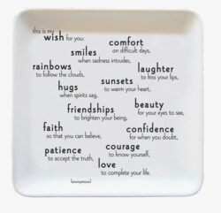 This Is My Wish For You Trinket Dish