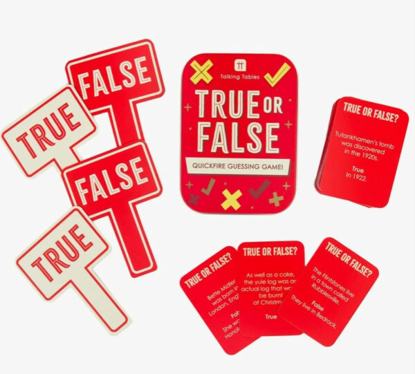 True Or False In A Tin 1