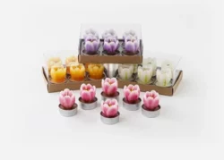 Tulip Tealight Candles, Set Of 6