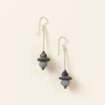 Tumbled Blue Ocean Earrings 2