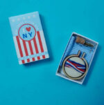 Usa Mini Hoop Cross Stitch Matchbox 11