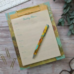 Van Gogh Sunflowers Small Clipboard Planner 1