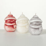 Vance Kitira Jolly Snowman Candle Trio