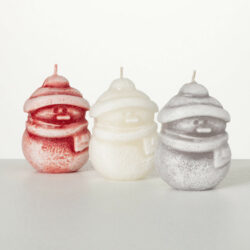 Vance Kitira Jolly Snowman Candle Trio
