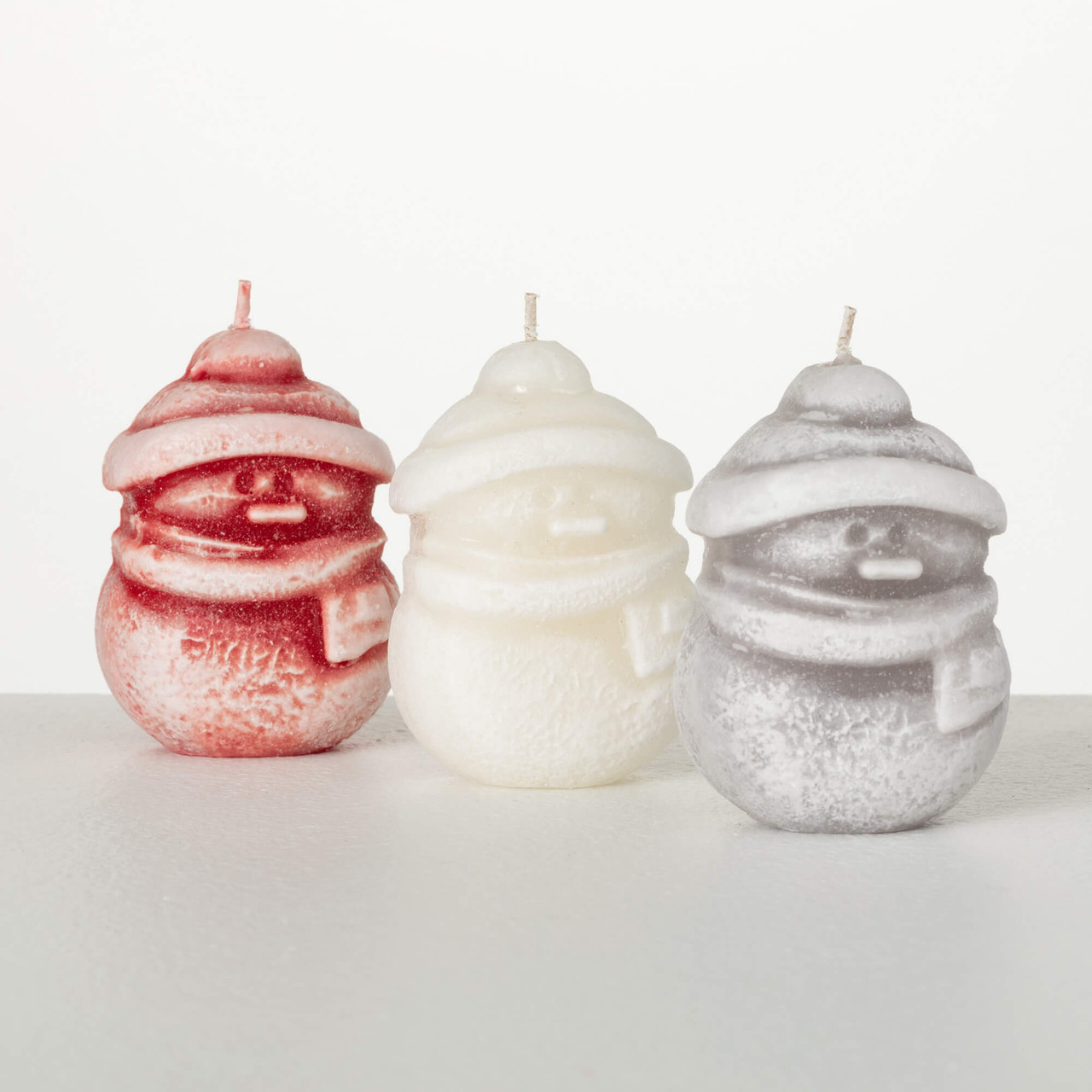 Vance Kitira Jolly Snowman Candle Trio Vance Kitira Jolly Snowman Candle Trio
