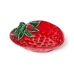 Very Berry Strawberry Shallow Bowl
