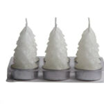 White Spruce Tealight Candles, Set Of 6