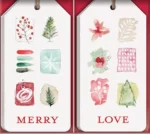 Winter Watercolor Boxed Gift Tags 2