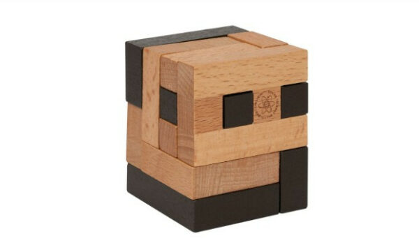 Wood Letter Block Puzzle Cube 1