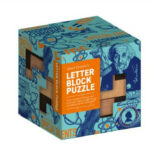 Wood Letter Block Puzzle Cube