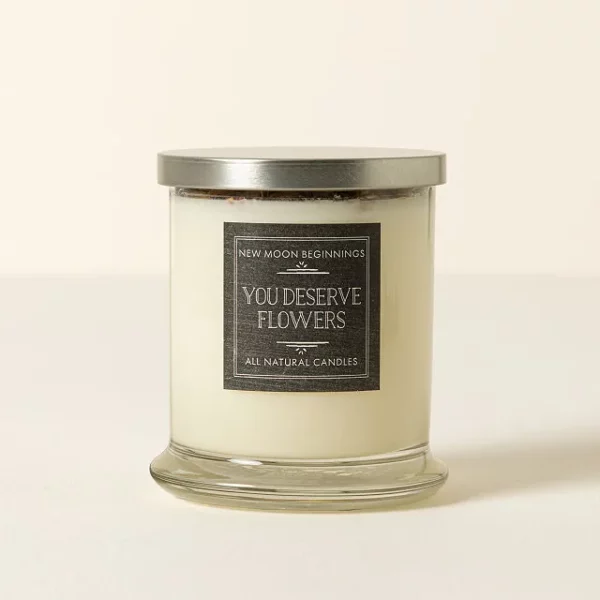 You Deserve Flowers Candle 2