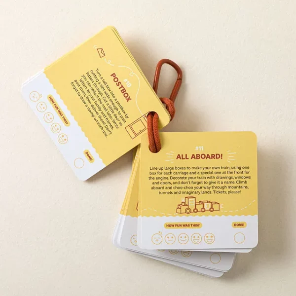 100 Fun Things To Do Clip On Idea Cards 1