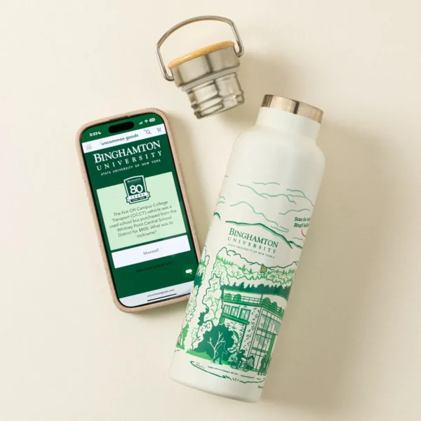 Binghamton University Qr Water Bottle 3
