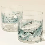 Blue Copper Ribbon Barware 1
